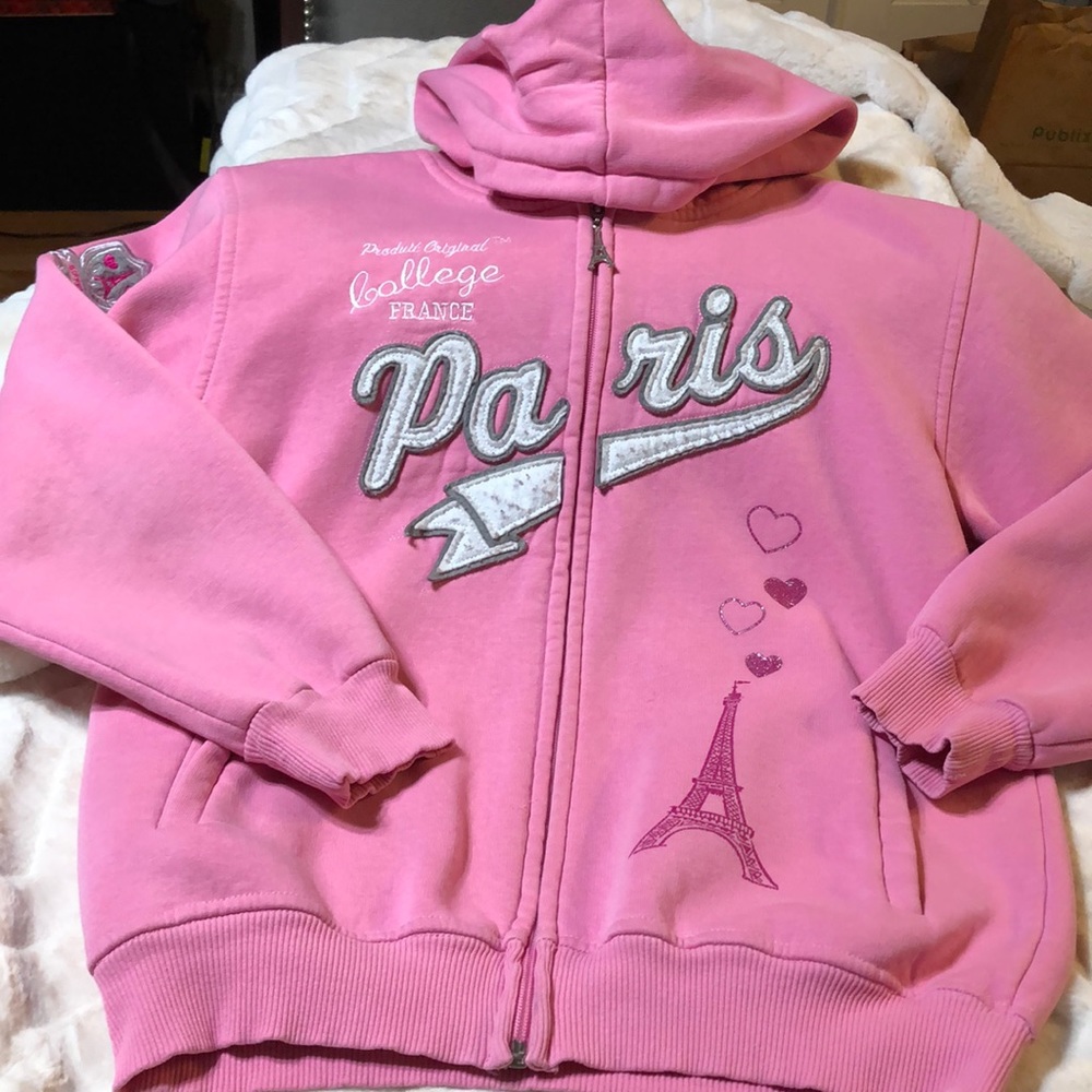Paris pink Hoody